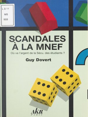 cover image of Scandales à la MNEF